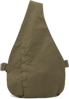 Dries Van Noten Khaki One Shoulder Vest Bag