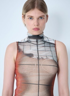 Jean Paul Gaultier Fire Mesh Tank Top