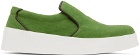 JW Anderson Green Slip-Ons Sneakers