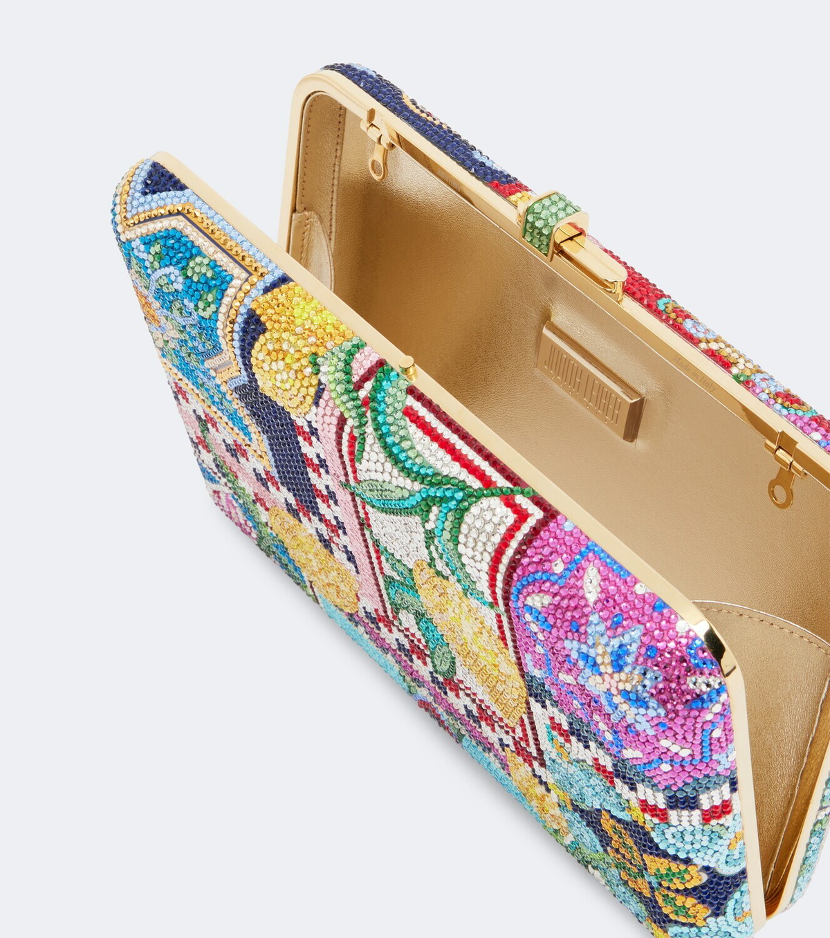 Judith Leiber Couture Slim Slide Ceramica embellished clutch