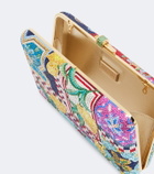 Judith Leiber Couture Slim Slide Ceramica embellished clutch