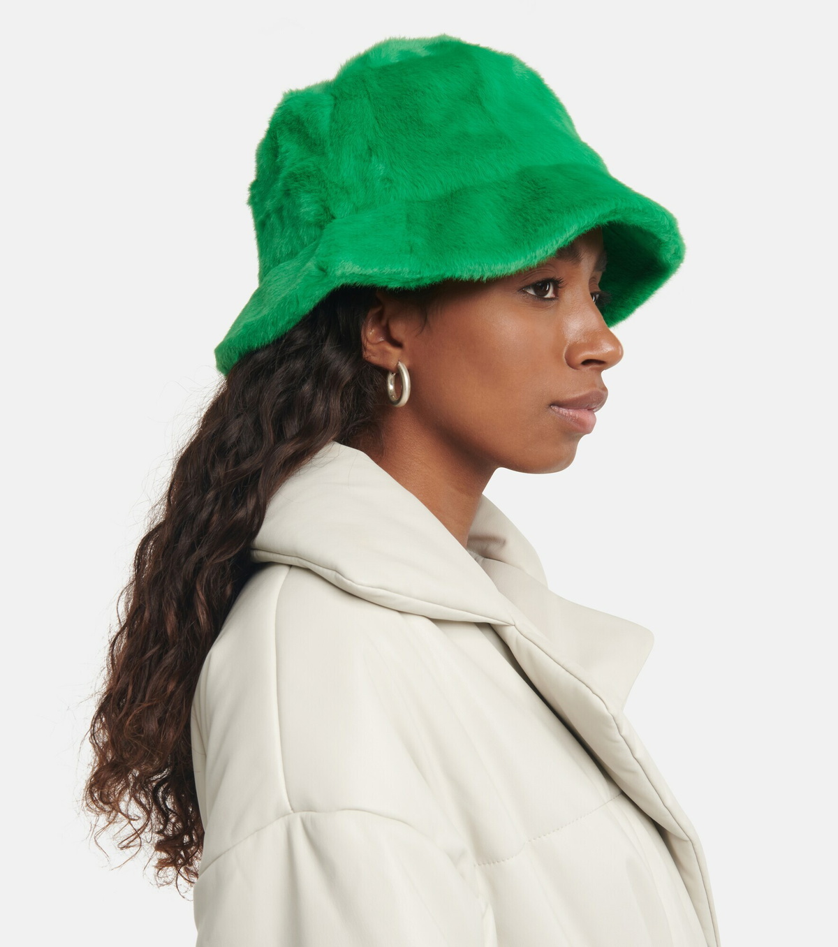 帽子 STAND STUDIO Wera Bucket Hat S Stand Studio - Wera faux fur bucket hat Stand Studio