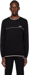 BOSS Black Embroidered Sweatshirt