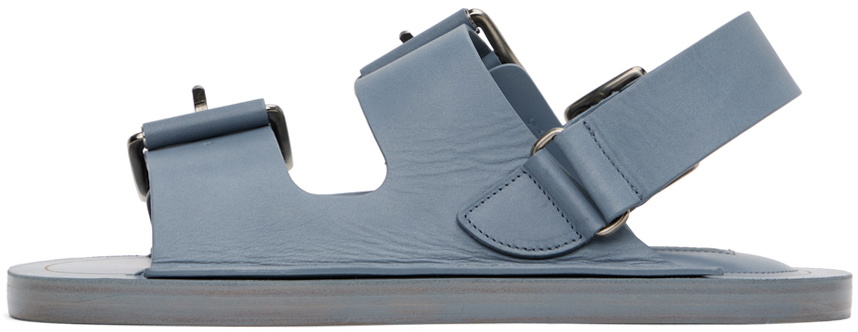 Jil Sander Blue Slingback Sandals Jil Sander