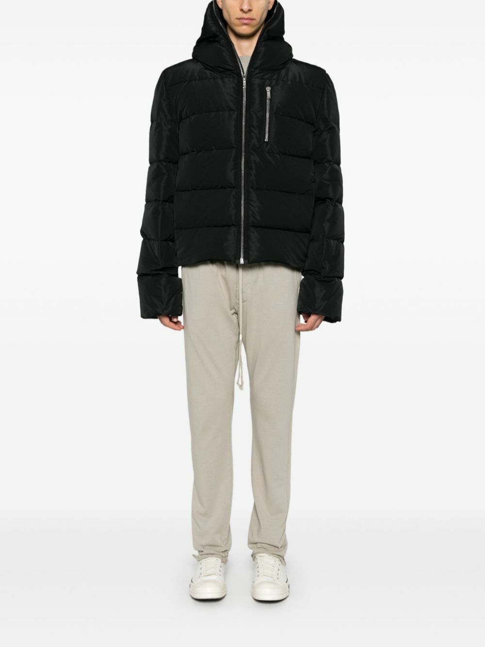 RICK OWENS double layer silk jacket