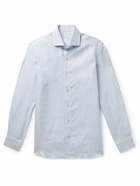 Boglioli - Striped Linen Shirt - Blue