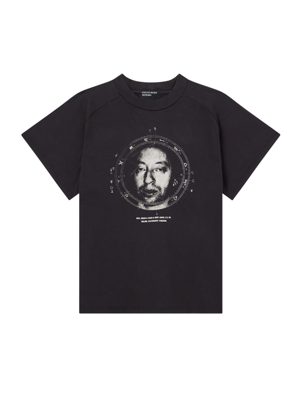 Photo: Enfants Riches Déprimés - Serge Printed Cotton-Jersey T-Shirt - Black