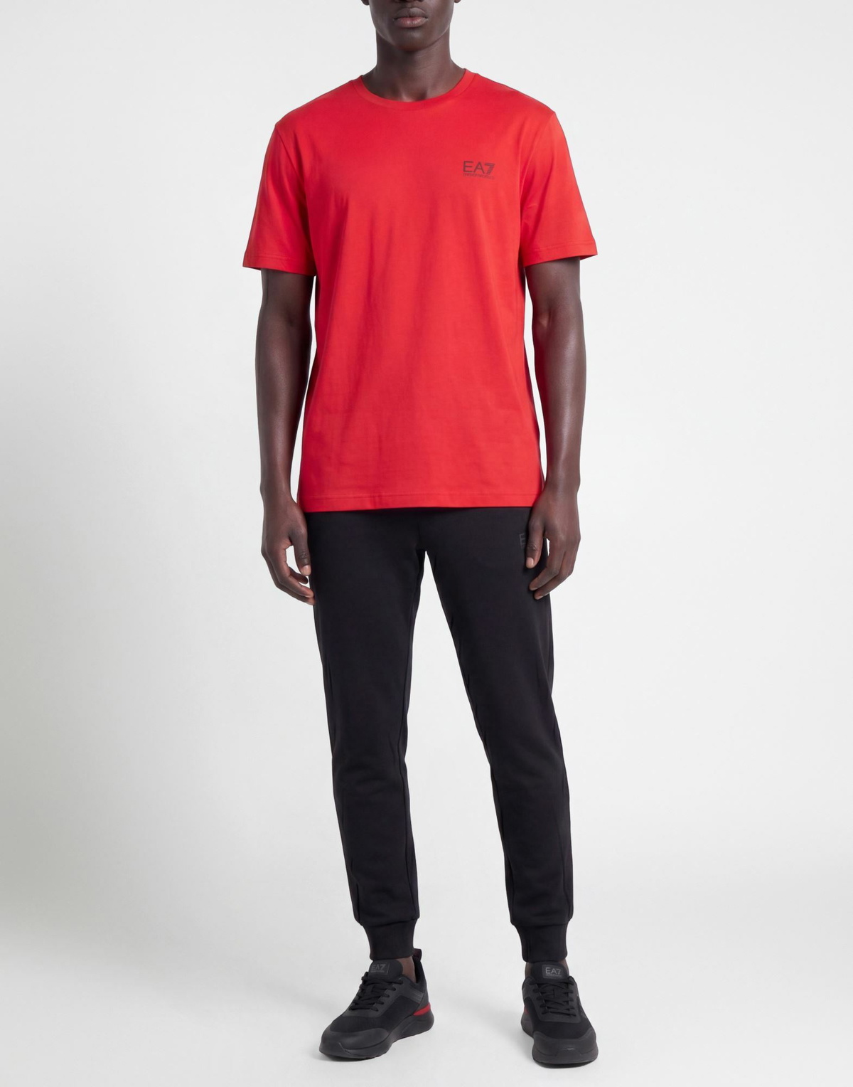 Ea7 Mens T-shirt in Red