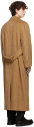 Max Mara Tan Camel Wool Coat