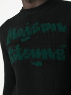 MAISON KITSUNE' - Logo Wool Crewneck Jumper