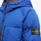 Stone Island Men's Crinkle Reps Hooded Down Jacket in Bright Blue