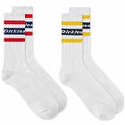 Dickies Men's Genola Sock - 2 Pack in White