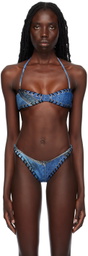 Miaou Blue Rio Bikini Top