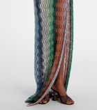 Missoni Wave lamé beach cover-up