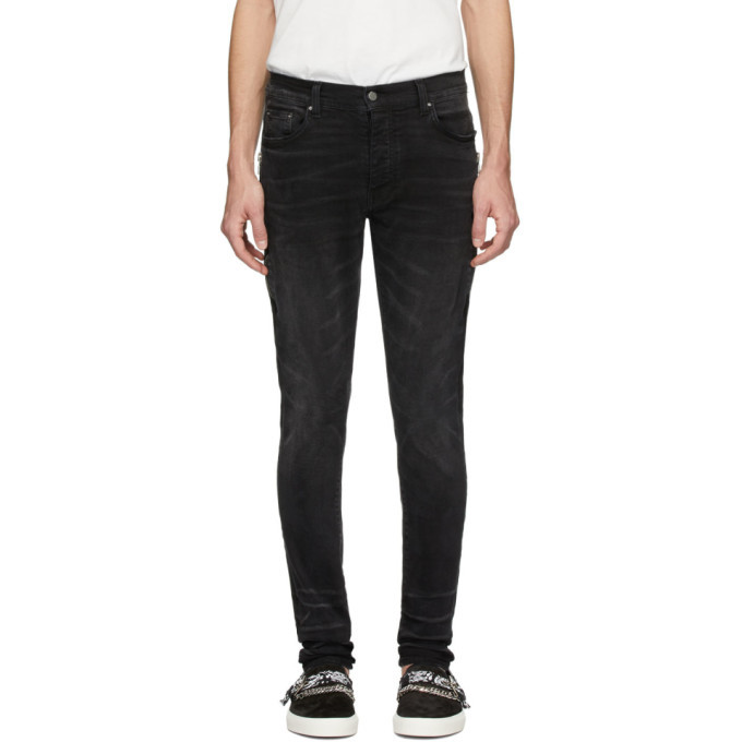 Photo: Amiri Black Half Track Jeans