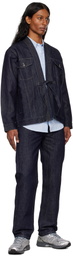 Maharishi Navy 6059 Maha Hemp Denim Kimono Jacket