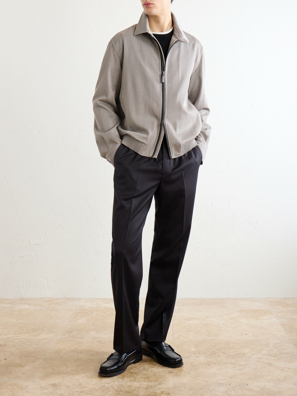 Brioni - Asolo Straight-Leg Wool Drawstring Trousers - Gray