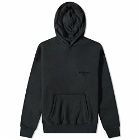Fear of God ESSENTIALS Logo Popover Hoody in Stetch Limo