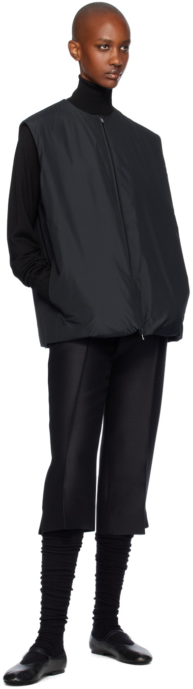 The Row Black Andi Vest