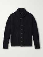Begg & Co - Yacht Cashmere Cardigan - Black