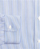 Brooks Brothers Men's Madison Relaxed-Fit Dress Shirt, Non-Iron Candy Stripe | Blue