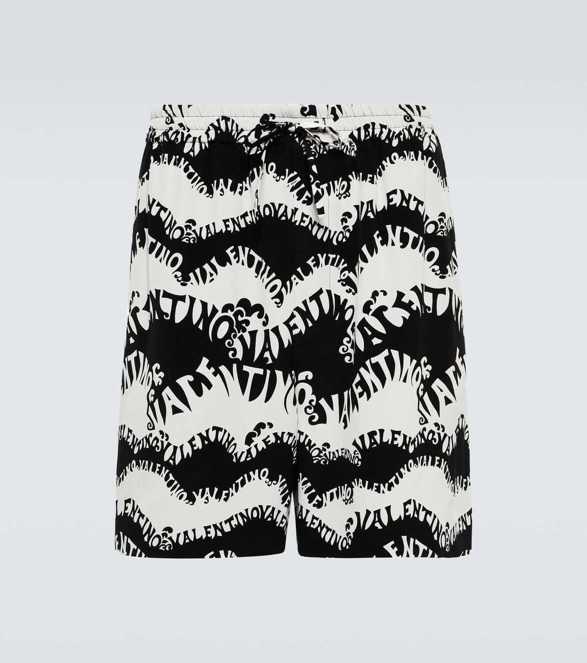 【関税込み】VALENTINO GARAVANI SILK BERMUDA SHORT Valentino Archive '70 silk Bermuda shorts Valentino