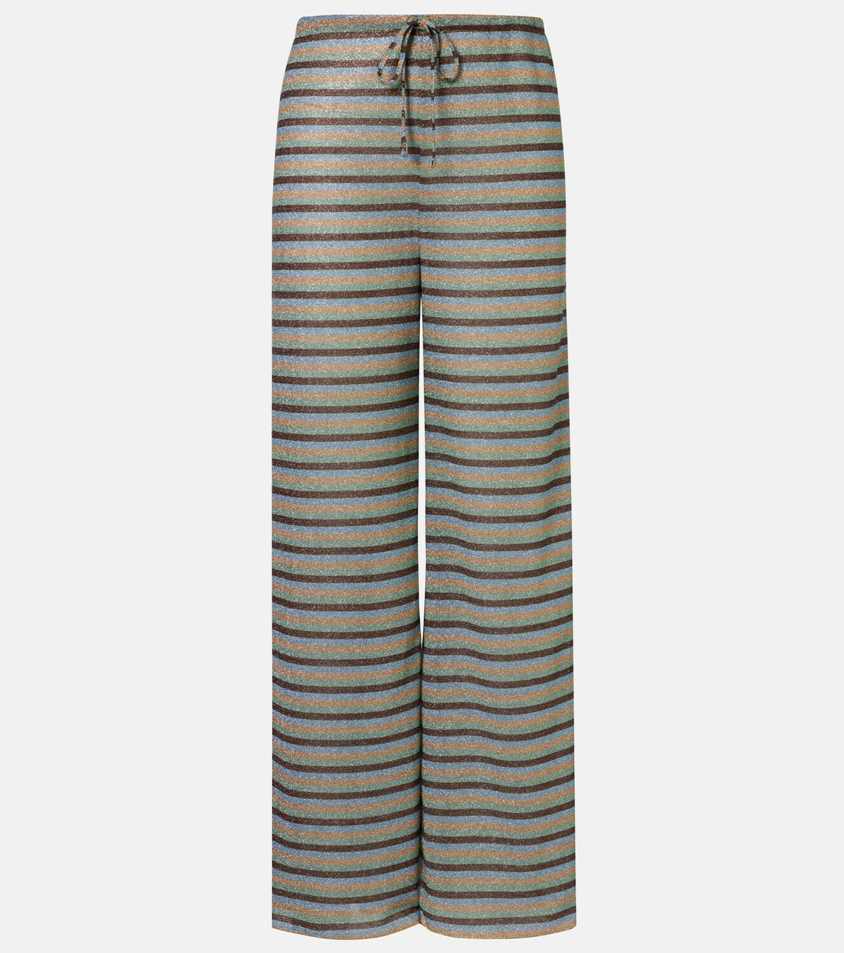 Oséree Lumière striped straight pants