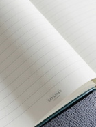 Serapian - Large Logo-Print Full-Grain Cachemire Leather Notebook