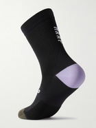 MAAP - Flag Colour-Block Stretch-Knit Cycling Socks - Black