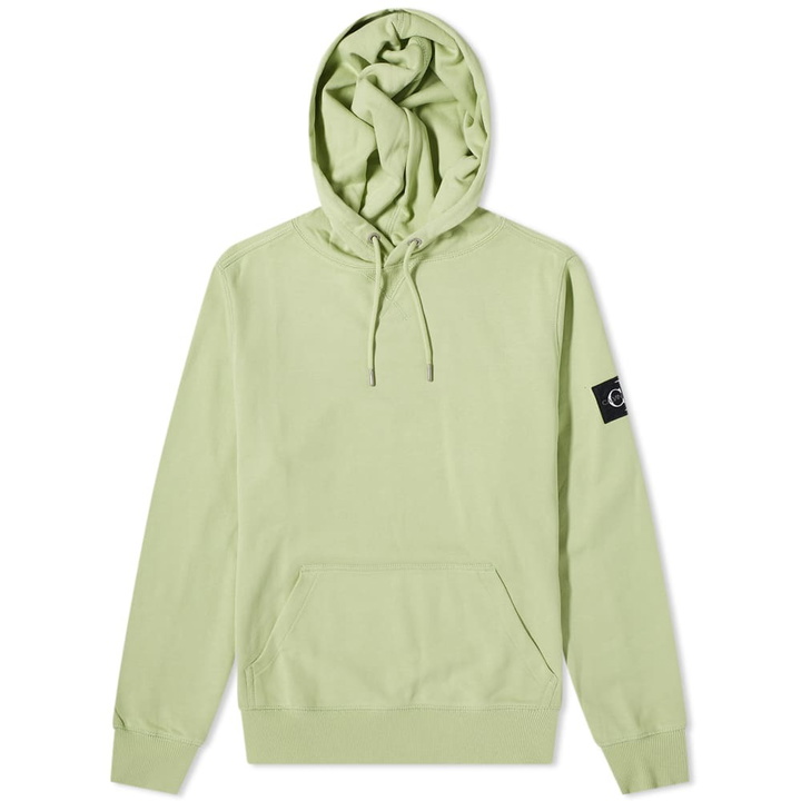 Photo: Calvin Klein Men's Monogram Sleeve Badge Hoody in Jaded Green