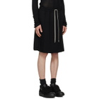 Rick Owens Black Tower Kilt Shorts