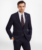 Brooks Brothers Men's Regent Fit Plaid 1818 Suit | Navy