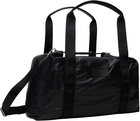 MM6 Maison Margiela Black Crunched Nylon Weekend Bag
