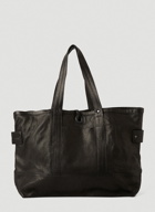 Leather Tote Bag in Black