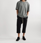 Maison Margiela - Oversized Garment-Dyed Cotton-Jersey T-Shirt - Gray