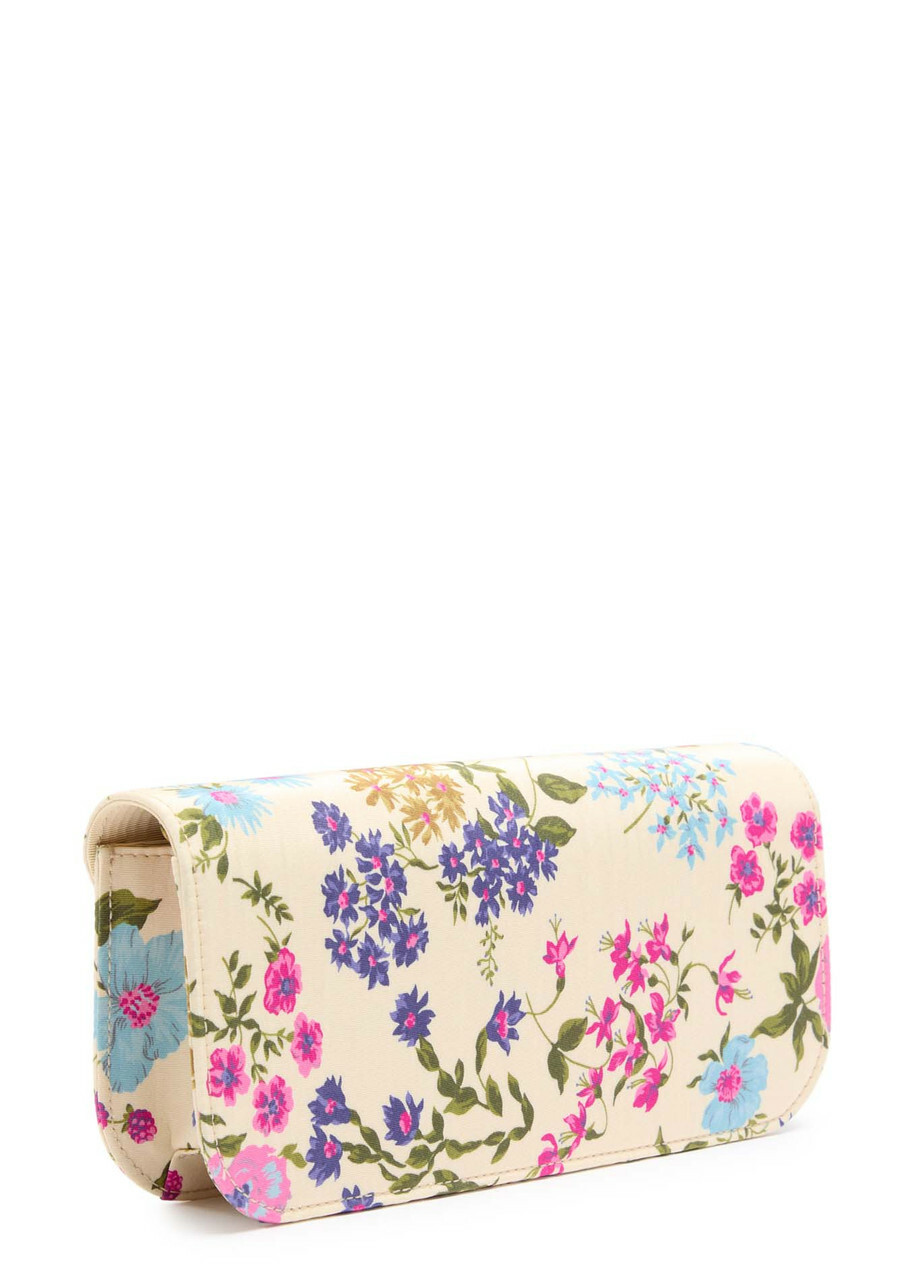 Valentino Garavani Locò Floral Moiré Clutch - Multicoloured