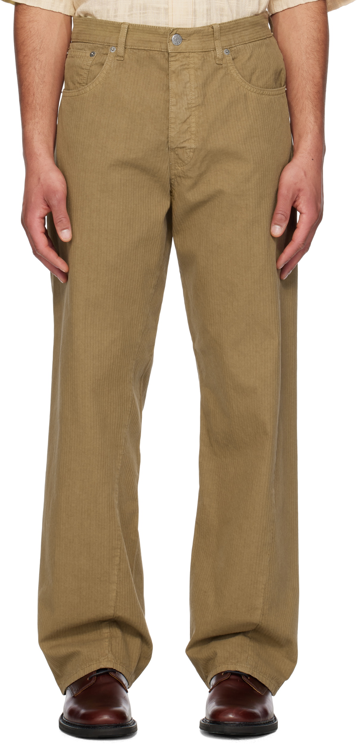 Sunflower Brown Wide Twist Jeans Sunflower