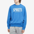 Sporty & Rich Men's Sports Sweatshirt in Imperial Blue/White