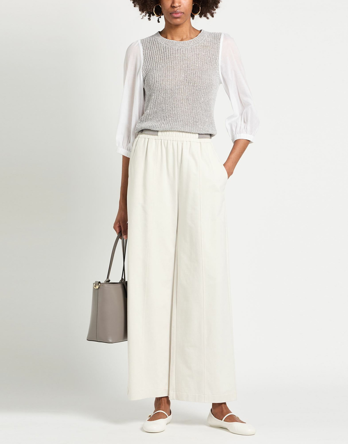 Peserico Womens Sweater in Grey