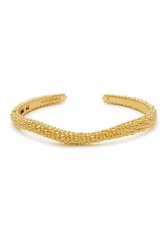 Photo: Missoma Baya 18kt Gold-plated Claw Cuff Bracelet