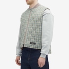 Pleasures Men's Horns Reversible Vest in Mauve