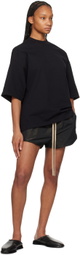 Fear of God Black Drawstring Shorts