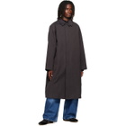 Studio Nicholson Brown Crowe Trench Coat