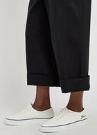 Jacquemus Le Pantalon Marin Cropped Wide-leg Trousers Black