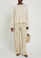 Eileen Fisher Brushed Cashmere Jumper Off White