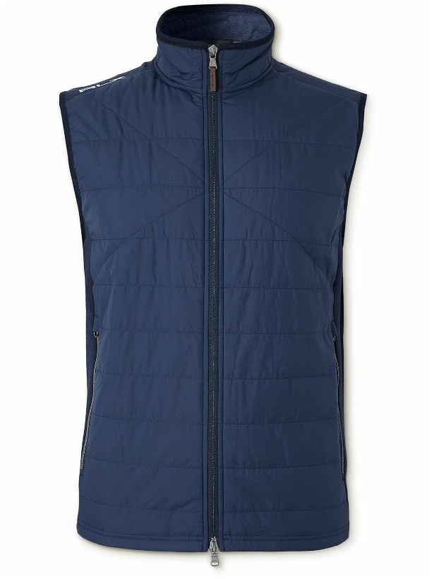 Photo: RLX Ralph Lauren - Stretch-Modal and Wool-Blend Jersey and Recycled-Ripstop Golf Gilet - Blue