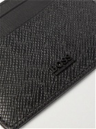HUGO BOSS - Pebble-Grain Leather Cardholder - Black