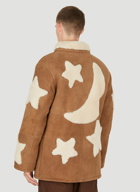 Shearling Star Jacket in Brown