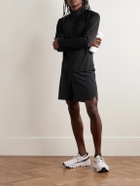 ON - Climate Stretch Recycled-Jersey Half-Zip Top - Black