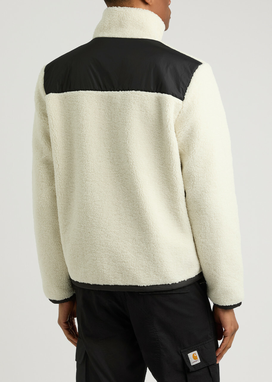 Axel Arigato Billie Panelled Fleece Jacket Ecru
